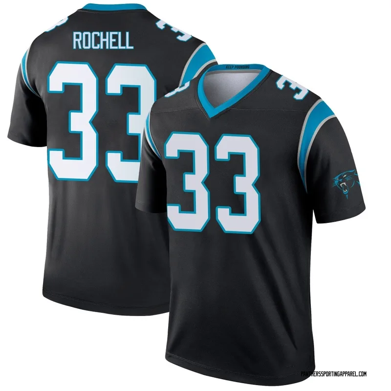 Youth Nike Carolina Panthers Robert Rochell Black Jersey - Legend