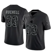 Youth Nike Carolina Panthers Robert Rochell Black Reflective Jersey - Limited