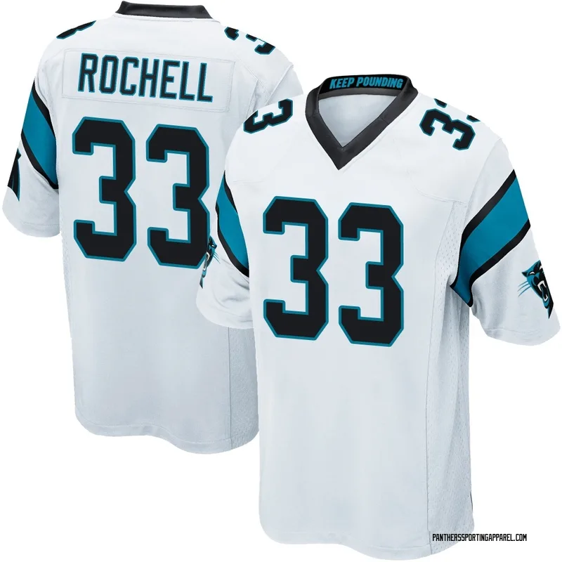 Youth Nike Carolina Panthers Robert Rochell White Jersey - Game