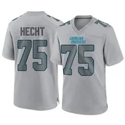 Youth Nike Carolina Panthers Sam Hecht Gray Atmosphere Fashion Jersey - Game