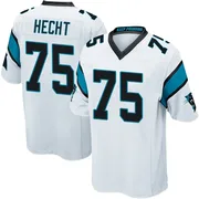 Youth Nike Carolina Panthers Sam Hecht White Jersey - Game
