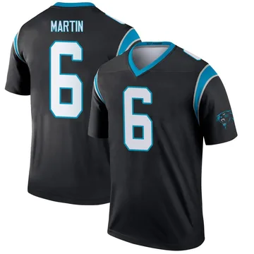 Youth Nike Carolina Panthers Sam Martin Black Jersey - Legend