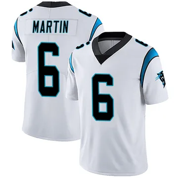 Youth Nike Carolina Panthers Sam Martin White Vapor Untouchable Jersey - Limited