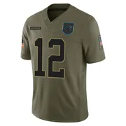 Youth Nike Carolina Panthers Sam Pinckney Olive 2025 Salute to Service Jersey - Limited