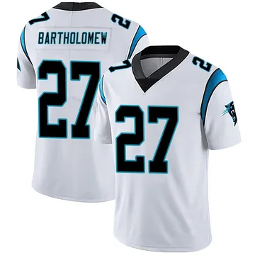 Youth Nike Carolina Panthers Shemar Bartholomew White Vapor Untouchable Jersey - Limited