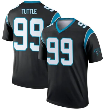 Youth Nike Carolina Panthers Shy Tuttle Black Jersey - Legend
