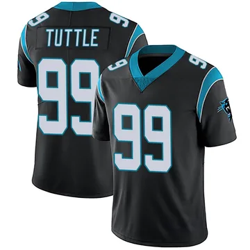 Youth Nike Carolina Panthers Shy Tuttle Black Team Color Vapor Untouchable Jersey - Limited