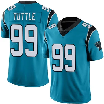 Youth Nike Carolina Panthers Shy Tuttle Blue Alternate Vapor Untouchable Jersey - Limited