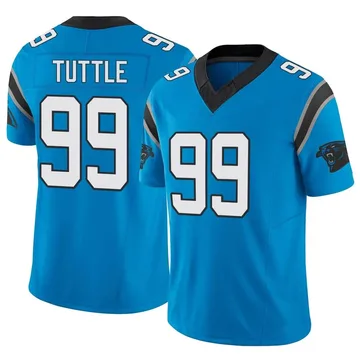 Youth Nike Carolina Panthers Shy Tuttle Blue Vapor F.U.S.E. Jersey - Limited