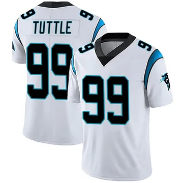 Youth Nike Carolina Panthers Shy Tuttle White Vapor Untouchable Jersey - Limited