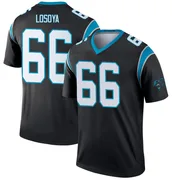 Youth Nike Carolina Panthers Steven Losoya Black Jersey - Legend