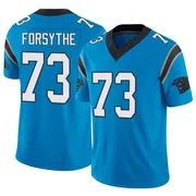 Youth Nike Carolina Panthers Stone Forsythe Blue Vapor F.U.S.E. Jersey - Limited
