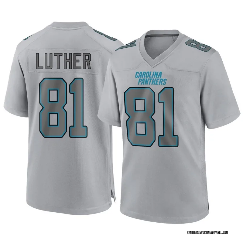 Youth Nike Carolina Panthers T.J. Luther Gray Atmosphere Fashion Jersey - Game