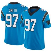 Youth Nike Carolina Panthers T.J. Smith Blue Vapor F.U.S.E. Jersey - Limited