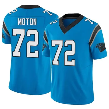 Youth Nike Carolina Panthers Taylor Moton Blue Vapor F.U.S.E. Jersey - Limited