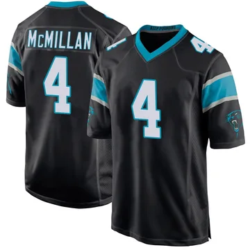 Youth Nike Carolina Panthers Tetairoa McMillan Black Team Color Jersey - Game