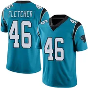 Youth Nike Carolina Panthers Thomas Fletcher Blue Alternate Vapor Untouchable Jersey - Limited