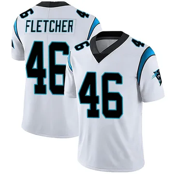 Youth Nike Carolina Panthers Thomas Fletcher White Vapor Untouchable Jersey - Limited