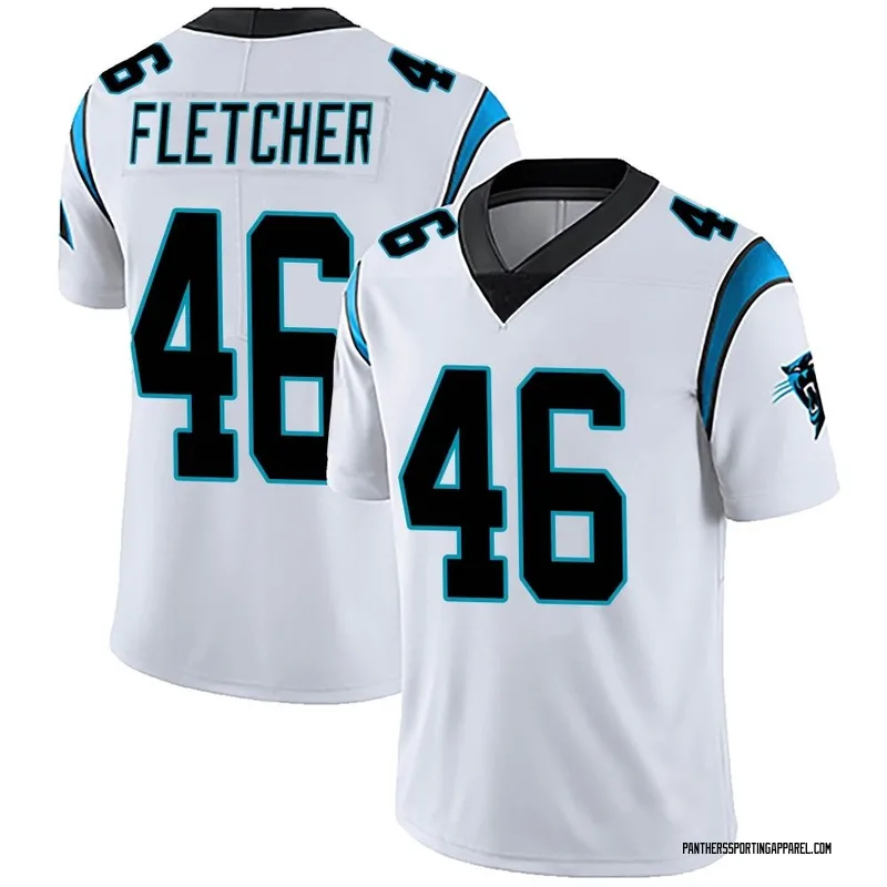 Youth Nike Carolina Panthers Thomas Fletcher White Vapor Untouchable Jersey - Limited