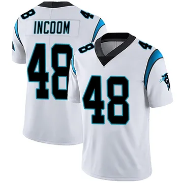 Youth Nike Carolina Panthers Thomas Incoom White Vapor Untouchable Jersey - Limited