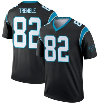 Youth Nike Carolina Panthers Tommy Tremble Black Jersey - Legend
