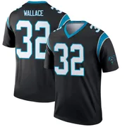 Youth Nike Carolina Panthers Trevin Wallace Black Jersey - Legend