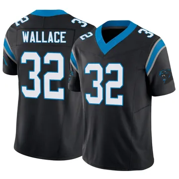 Youth Nike Carolina Panthers Trevin Wallace Black Vapor F.U.S.E. Jersey - Limited