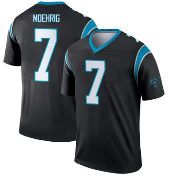 Youth Nike Carolina Panthers Tre'von Moehrig Black Jersey - Legend