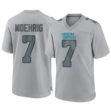 Youth Nike Carolina Panthers Tre'von Moehrig Gray Atmosphere Fashion Jersey - Game