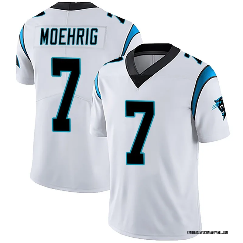 Youth Nike Carolina Panthers Tre'von Moehrig White Vapor Untouchable Jersey - Limited