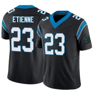 Youth Nike Carolina Panthers Trevor Etienne Black Vapor F.U.S.E. Jersey - Limited
