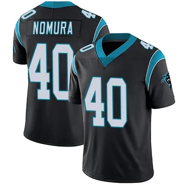 Youth Nike Carolina Panthers Tuasivi Nomura Black Team Color Vapor Untouchable Jersey - Limited