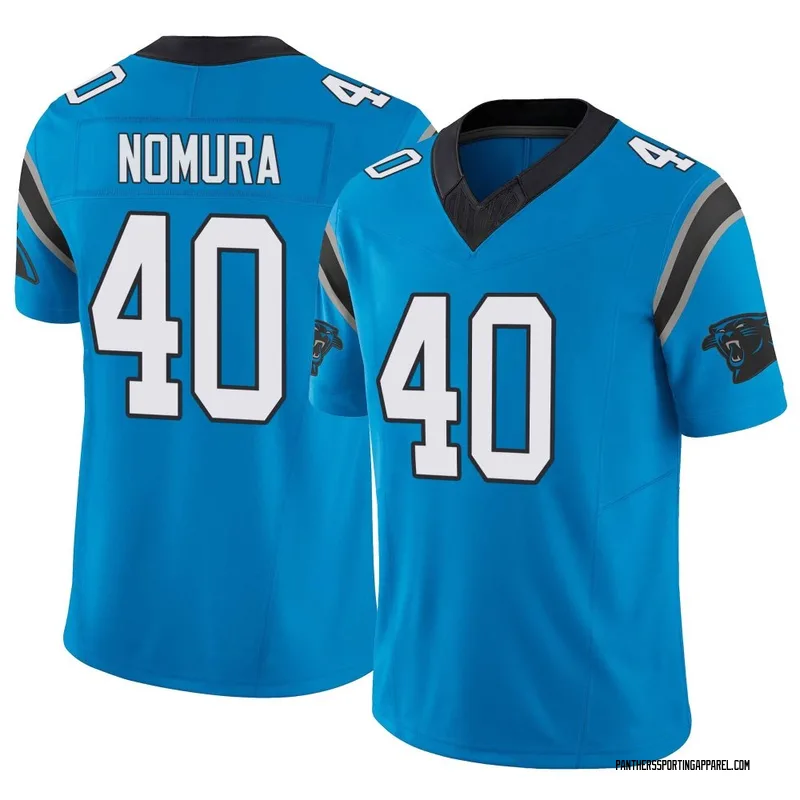 Youth Nike Carolina Panthers Tuasivi Nomura Blue Vapor F.U.S.E. Jersey - Limited