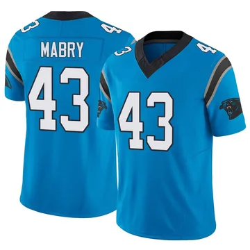 Youth Nike Carolina Panthers Tyler Mabry Blue Vapor F.U.S.E. Jersey - Limited
