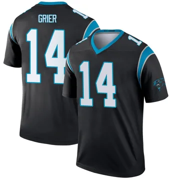 Youth Nike Carolina Panthers Will Grier Black Jersey - Legend