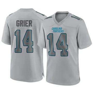 Youth Nike Carolina Panthers Will Grier Gray Atmosphere Fashion Jersey - Game