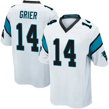 Youth Nike Carolina Panthers Will Grier White Jersey - Game