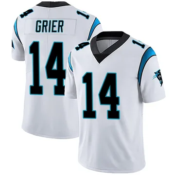Youth Nike Carolina Panthers Will Grier White Vapor Untouchable Jersey - Limited