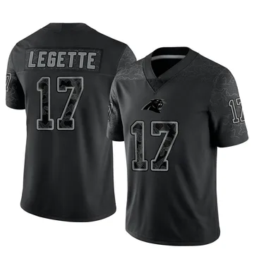 Youth Nike Carolina Panthers Xavier Legette Black Reflective Jersey - Limited
