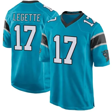 Youth Nike Carolina Panthers Xavier Legette Blue Alternate Jersey - Game