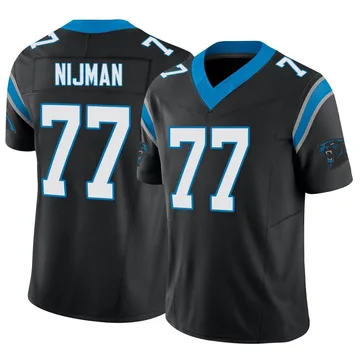 Youth Nike Carolina Panthers Yosh Nijman Black Vapor F.U.S.E. Jersey - Limited