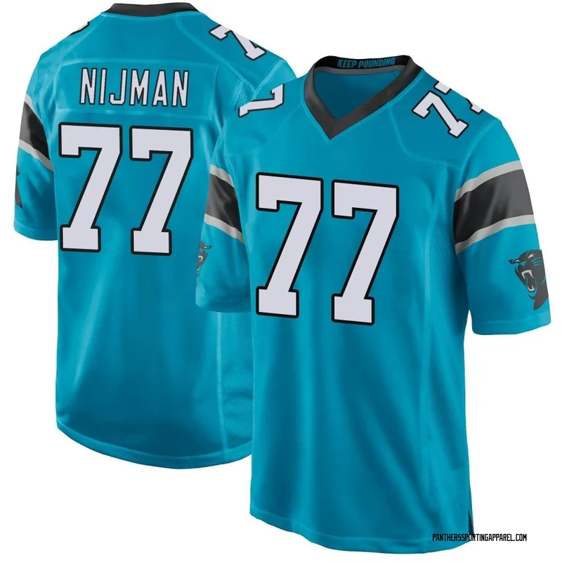Youth Nike Carolina Panthers Yosh Nijman Blue Alternate Jersey - Game