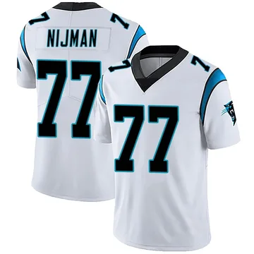 Youth Nike Carolina Panthers Yosh Nijman White Vapor Untouchable Jersey - Limited